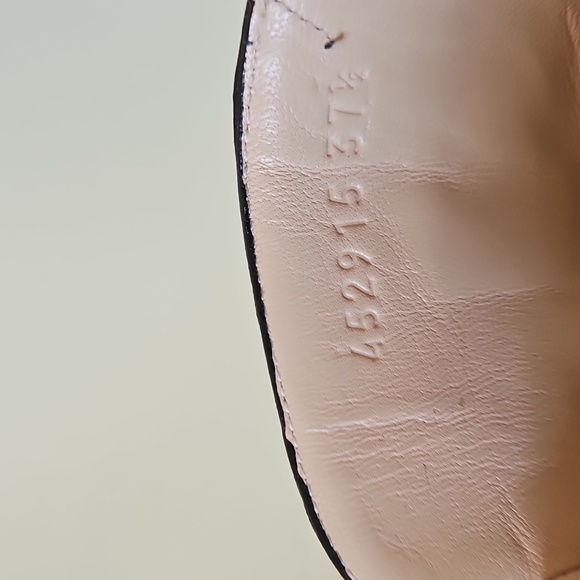 GUCCI: Black and Red Striped Buckle Ankle Boots - Picture 7 of 9